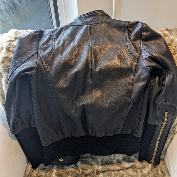 RootsxSmythe Collaboration Leather Jacket - Picture 6 of 6